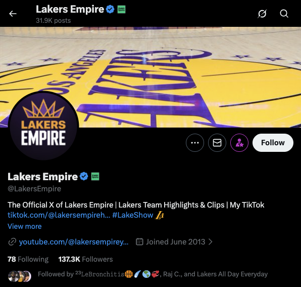 Lakers Empire